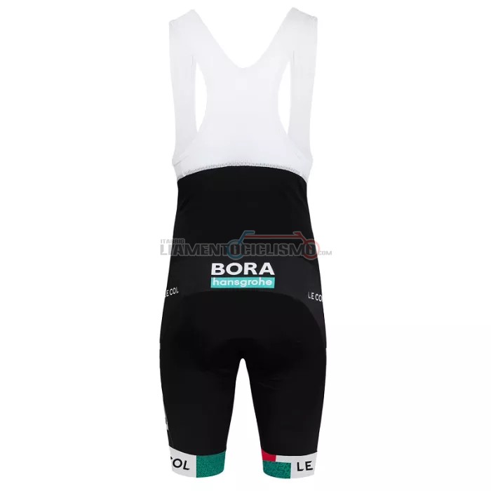 Abbigliamento Ciclismo Bora-Hansgrone Manica Corta 2022 Nero Bianco